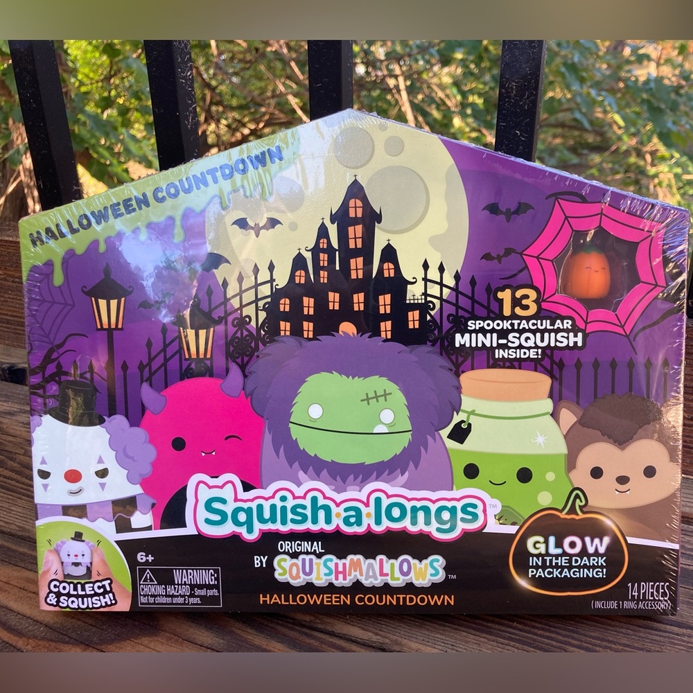 Squishmallows Squish-a-Longs Halloween Countdown Advent Calendar 2025 New 14 pcs